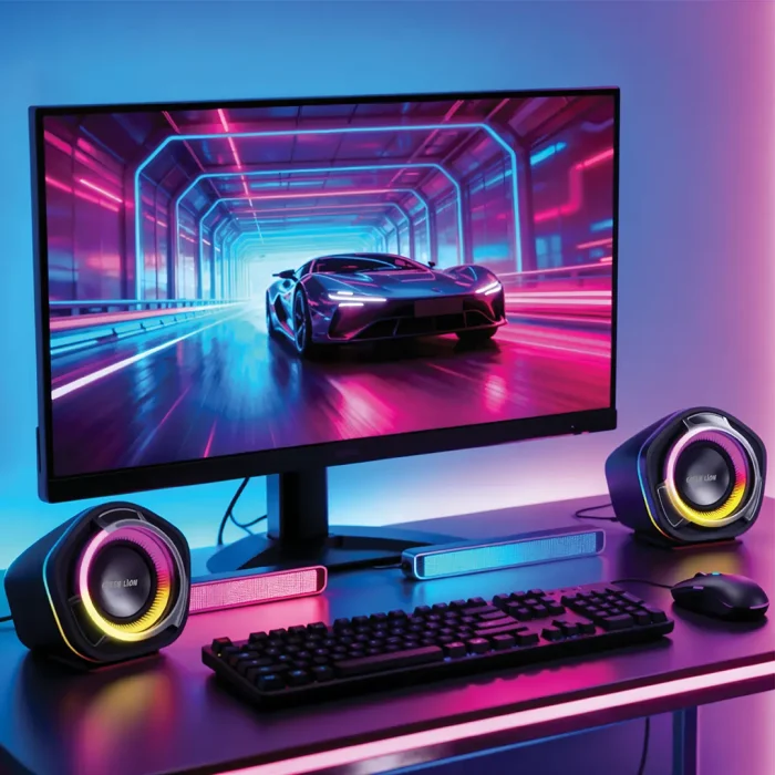 اسپیکر گیمینگ گرین لاین Green Lion Clario Gaming Speakers GNCLGAMSPBK - تصویر 4