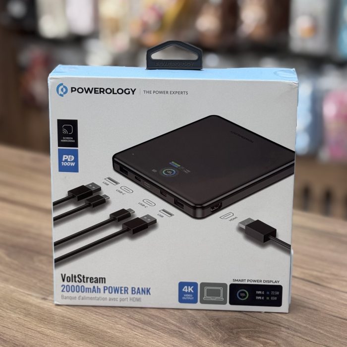 پاور بانک 20000 و هابHDMI پاورولوژی Powerology VoltStream Power Bank PPBCHA89BK