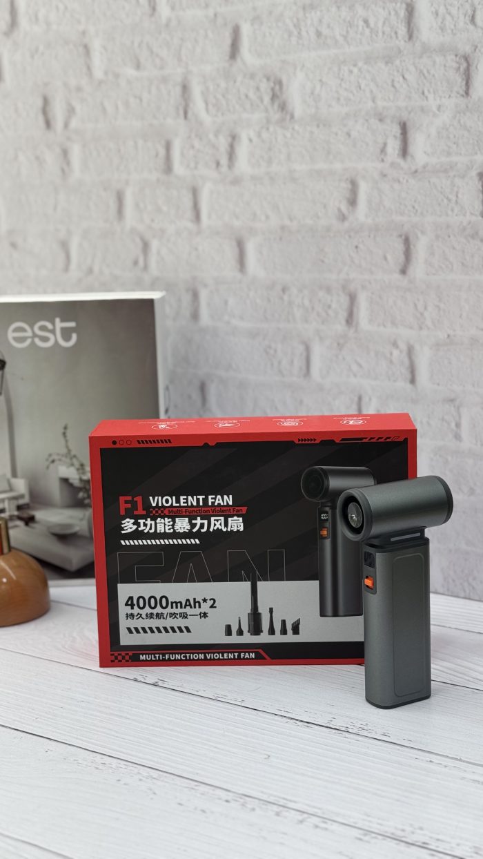 جت فن و جارو شارژی دو کاره مدل ویولنت Multi-Function Violent Fan F1 اورجینال - تصویر 3