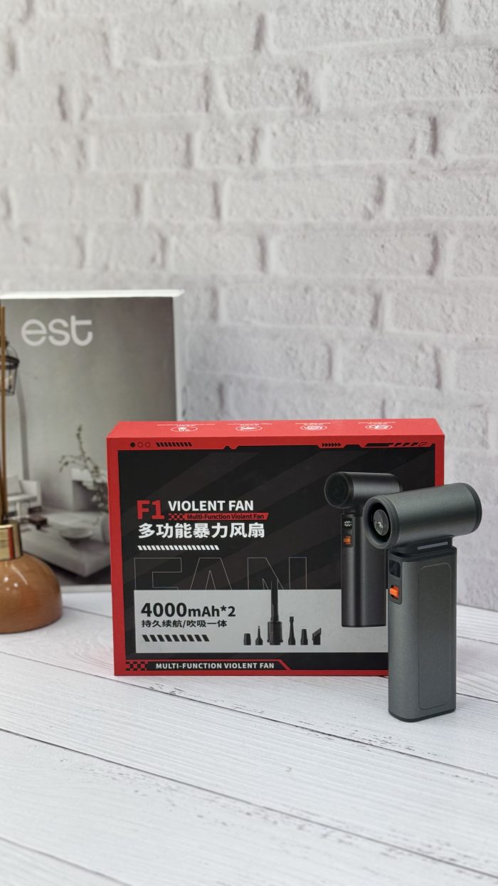 جت فن و جارو شارژی دو کاره مدل ویولنت Multi-Function Violent Fan F1 اورجینال - تصویر 4