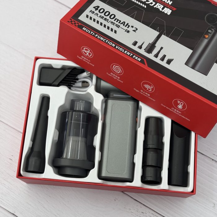 جت فن و جارو شارژی دو کاره مدل ویولنت Multi-Function Violent Fan F1 اورجینال - تصویر 18