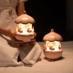 چراغ خواب موزیکال کودک Bunny’s Carousel Night Light Projector WH-E11