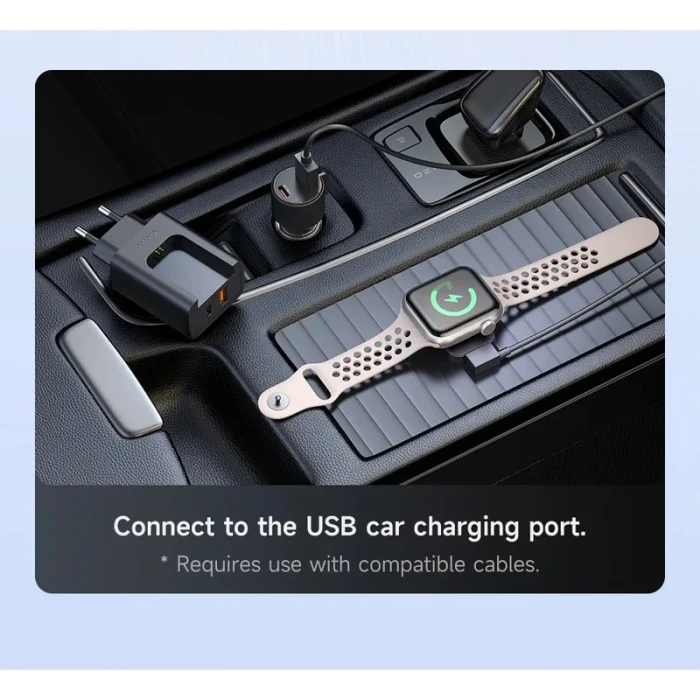 آداپتور دو پورت 30 وات همراه با شارژ اپل واچ مک دودو Mcdodo 2in1 Charger CH-3700