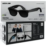 عينک هوشمند AI با دوربين گرین لاین Green Lion Rayna AI Smart Glasses GNRYNSGLS