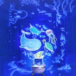 چراغ خواب موزیکال کودک Bunny’s Carousel Night Light Projector WH-E11