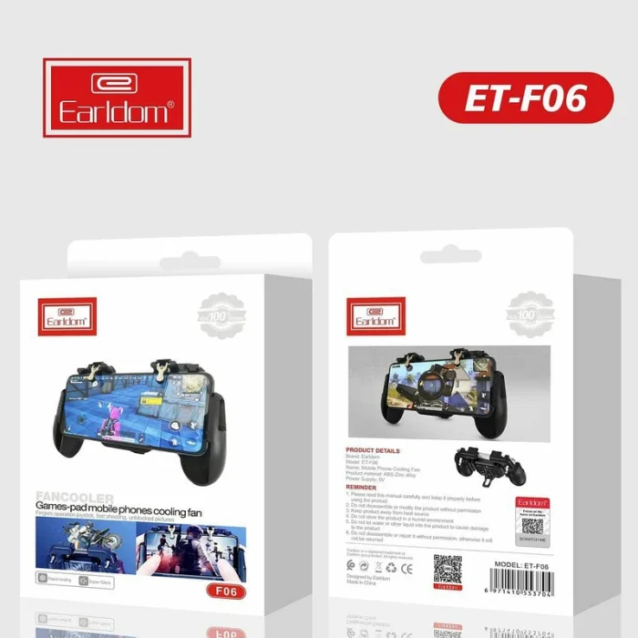 دسته بازی فن دار گوشی موبایل ارلدام Earldom ET-F06 Mobile Gaming Cooling Pad