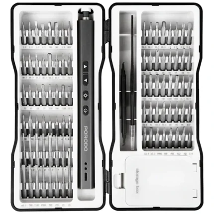 کیت پیچ گوشتی شارژی 97 تیکه پرودو Porodo TechFix 97‑In‑1 Electric Screwdriver Kit PDGTE970BK