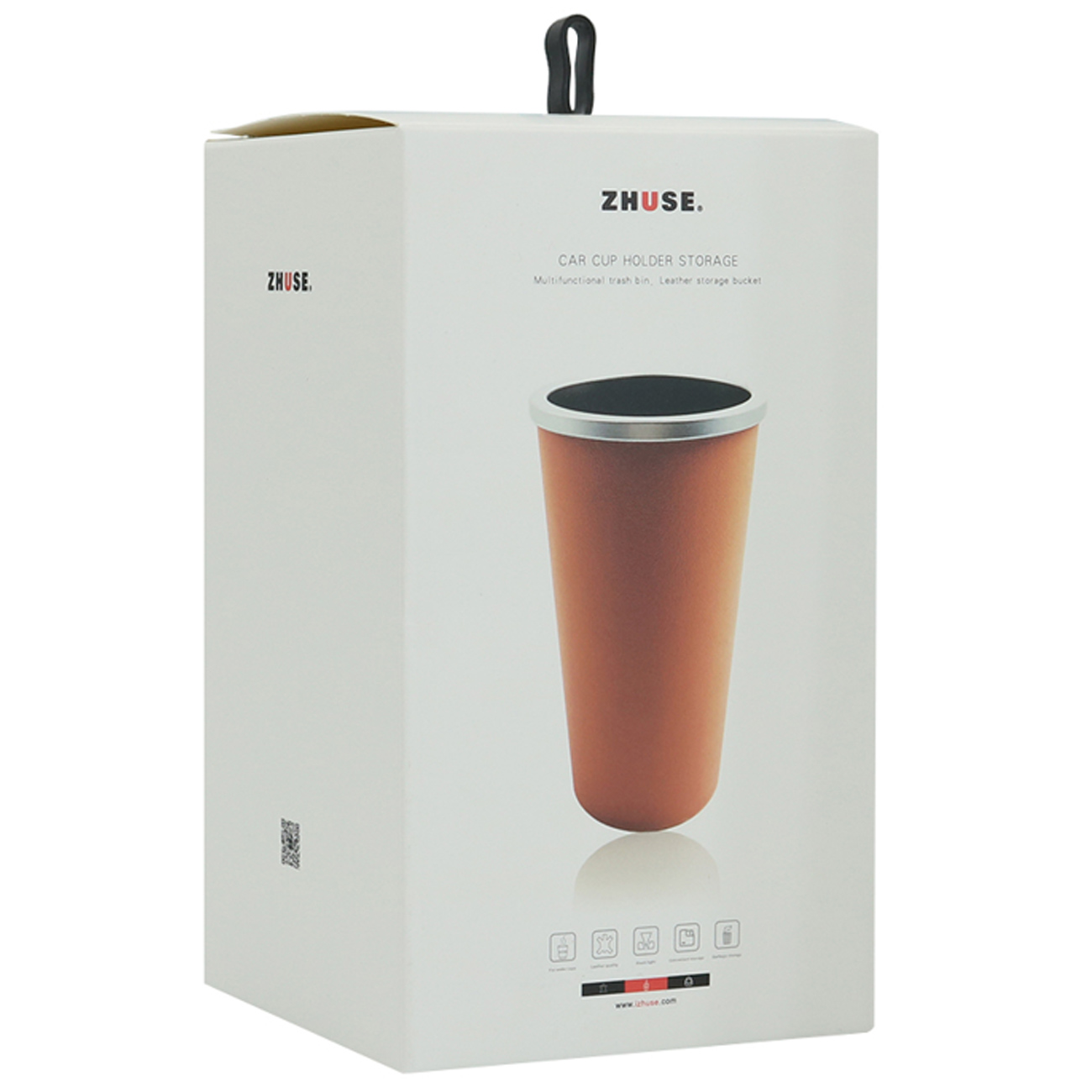 15093122 سطل زباله خودرو ژوس Zhuse Car Cup Holder Storage ZS-CA-010