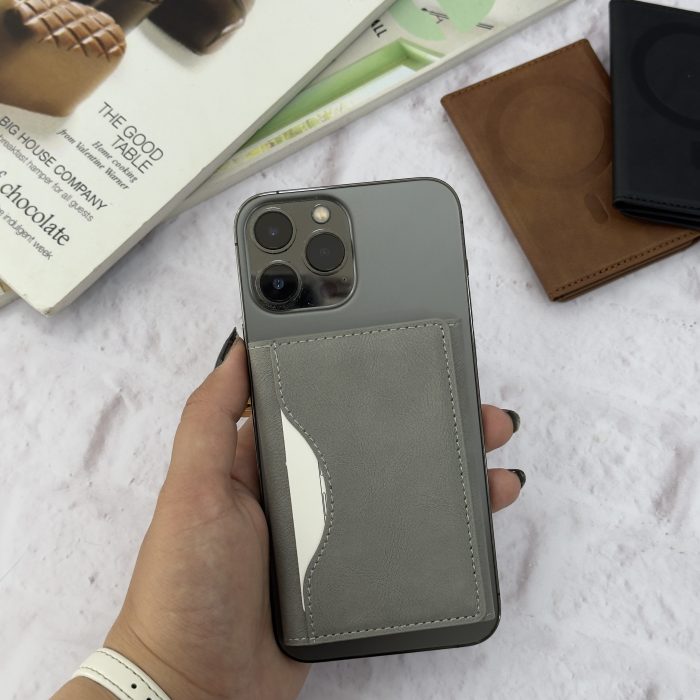 ولت چرمی کیفی مگ سیف ساپورت MagSafe Leather Wallet Folio Shield
