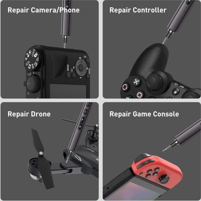 کیت پیچ گوشتی شارژی 97 تیکه پرودو Porodo TechFix 97‑In‑1 Electric Screwdriver Kit PDGTE970BK