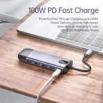 هاب شارژر تایپ سی 10 پورت مک دودو Mcdodo 10 in 1 USB-C HUB HU-7420