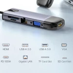 هاب شارژر تایپ سی 10 پورت مک دودو Mcdodo 10 in 1 USB-C HUB HU-7420