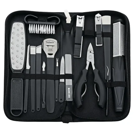 ست ۱۶ کاره مانیکور و پدیکور ناخن‌ پرودو Porodo Manicure & PedicureSet PDLFST8010BK
