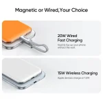 پاوربانک وایرلس مگنتی 5000 مک دودو Mcdodo Meta Air Power Bank MC-2931