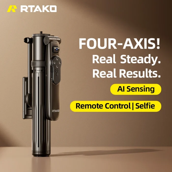 مونوپاد و سه پایه با قابلیت ردیابی 360 درجه رتاکو Rtako selfie stick AI-M18