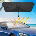 چتر آفتابگیر ماشین ارلدم EARLDOM Car WindShield Sun Umbrella ET-U1