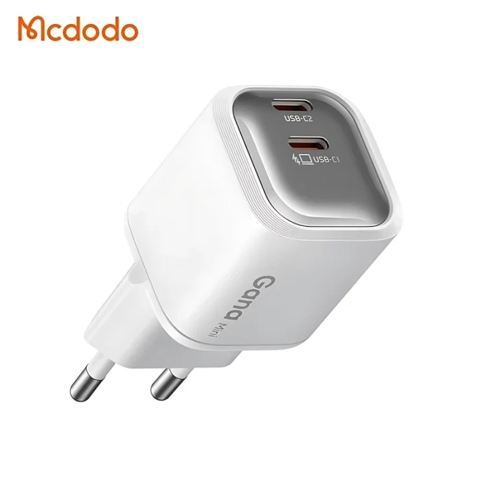 F:\FOR SITE\MCDODO\آداپتور دو پورت 45 وات مک دودو Mcdodo Gana Mini Charger CH-100