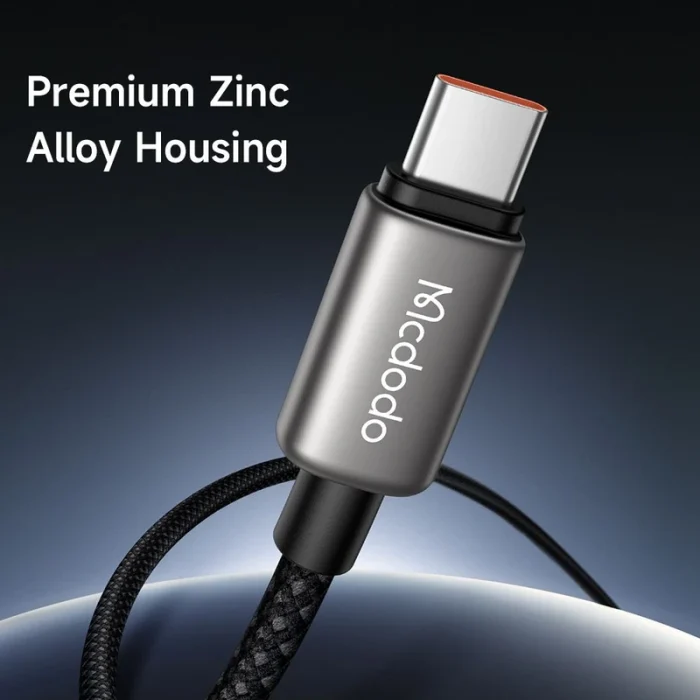 کابل شارژ دوسر تایپ سی با صفحه نمایش مک دودو Mcdodo Cable With TFT Screen Display MC-875