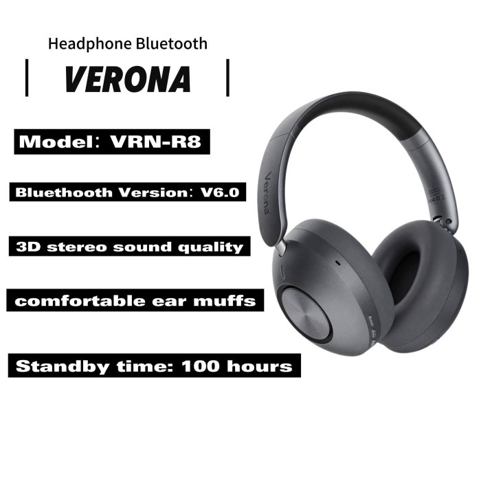 هدست بلوتوثی ورونا Wireless Headphone VERONA VRN-R8