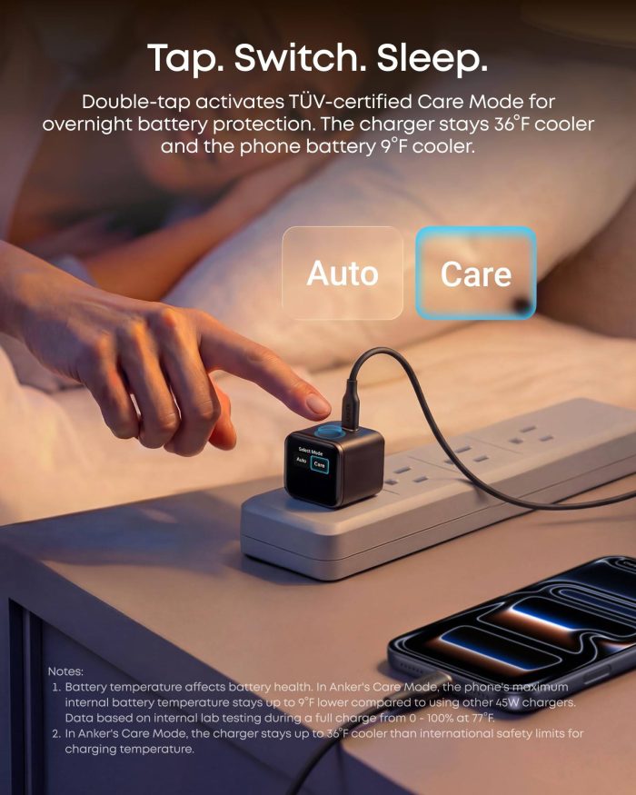 Anker Nano 45W GaN Charger With Display A121D
