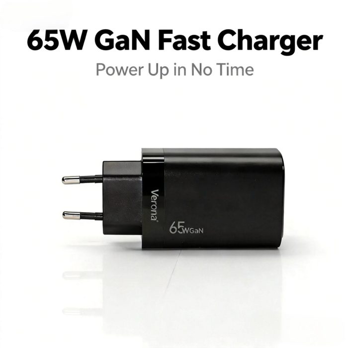 شارژر دیواری سریع 65W ورونا VERONA 65W Smart Fast Charger CG - 165EB