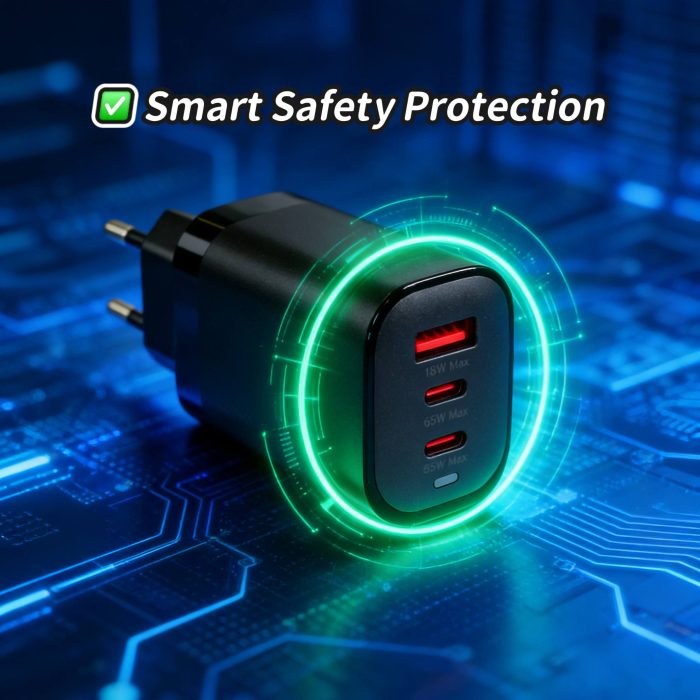 شارژر دیواری سریع 65W ورونا VERONA 65W Smart Fast Charger CG - 165EB