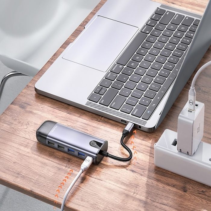هاب شارژر تایپ سی 10 پورت مک دودو Mcdodo 10 in 1 USB-C HUB HU-7420