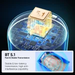 اسپیبکر نورانی RGB بلوتوثی جویروم Joyroom Transparent RGB Wireless Speaker JR-ML03