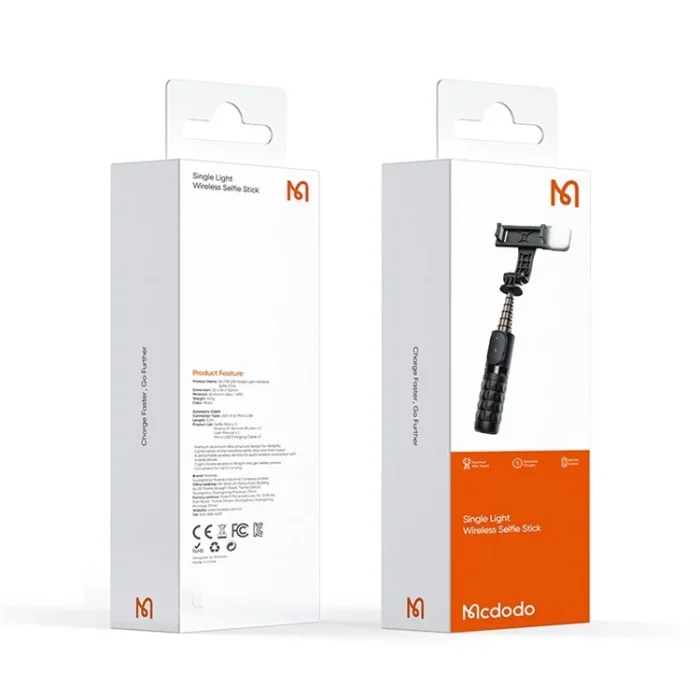 مونوپاد و سه پایه مک دودو MCDODO Selfie Stick Bluetooth Remote Control Tripod SS-1781
