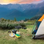 ست 10 تیکه ظروف کمپینگ گرین لاین Green Lion 10in1 Camping Cookware GN10N1COOKBK