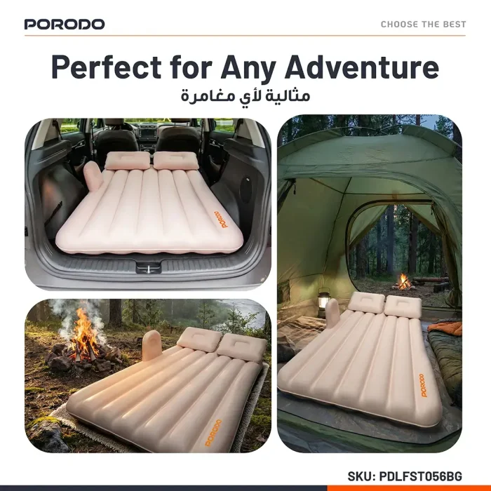 تشک بادی صندلی عقب ماشین پرودو Porodo Lifestyle Car Mattress PDLFST056