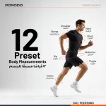 متر نواری هوشمند بدن پرودو Porodo METRICE Smart Body Measure Tape With Bluetooth PDER30