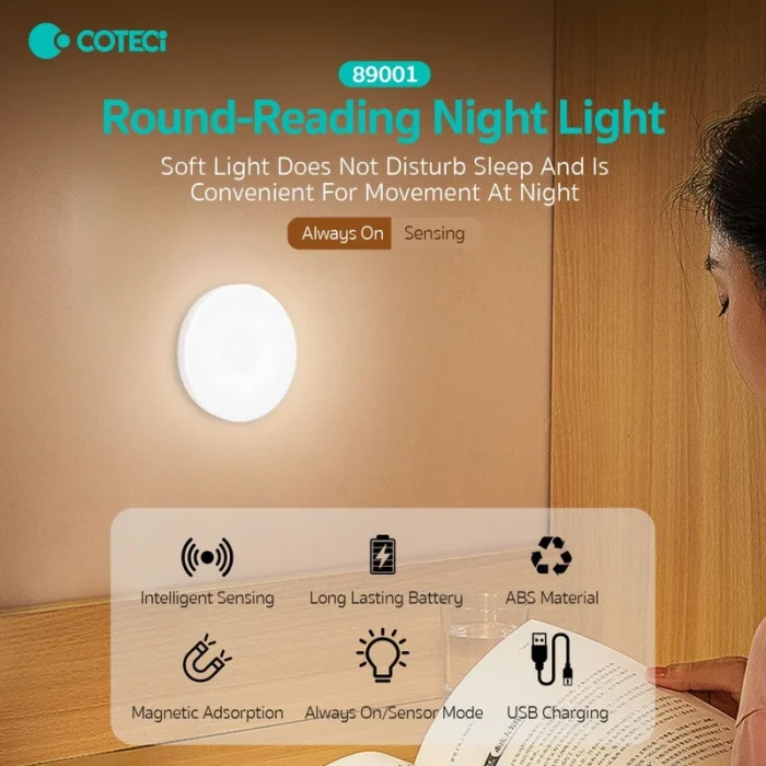 چراغ خواب هوشمند کوتسی COTECI LED Light 89001