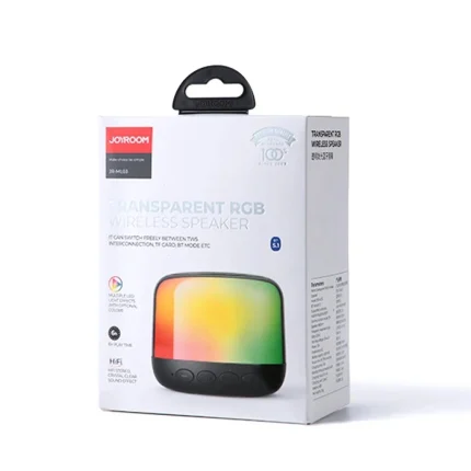 اسپیبکر نورانی RGB بلوتوثی جویروم Joyroom Transparent RGB Wireless Speaker JR-ML03
